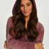 Velours Bathrobe, Purple