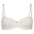 Maya Padded Underwired Bra, White