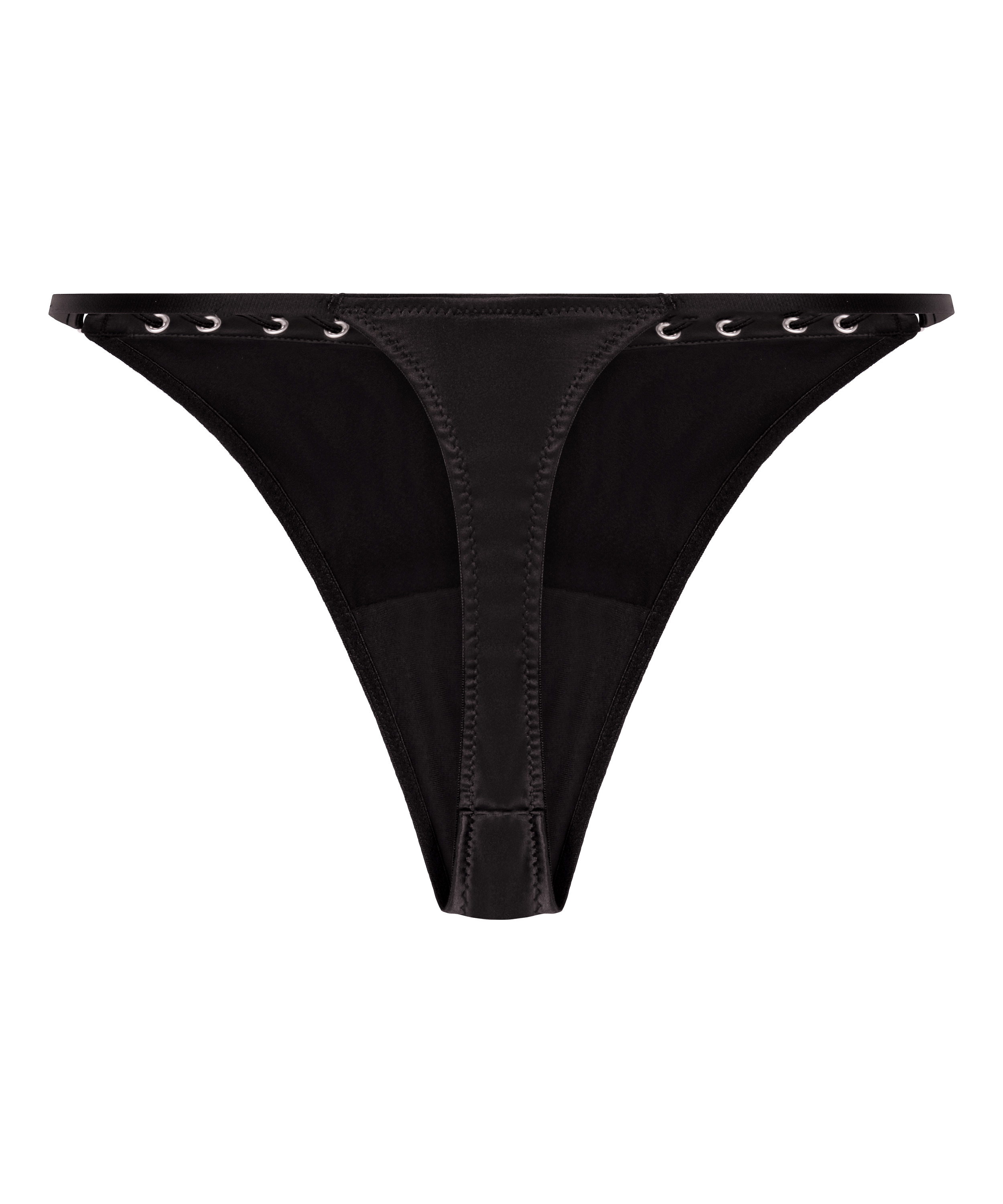 Pina Highleg Thong, Black, main