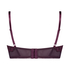 Lotte Padded Longline Underwired Bra, Purple