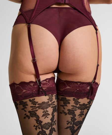 Stay Up 15 Denier Dulce, Red