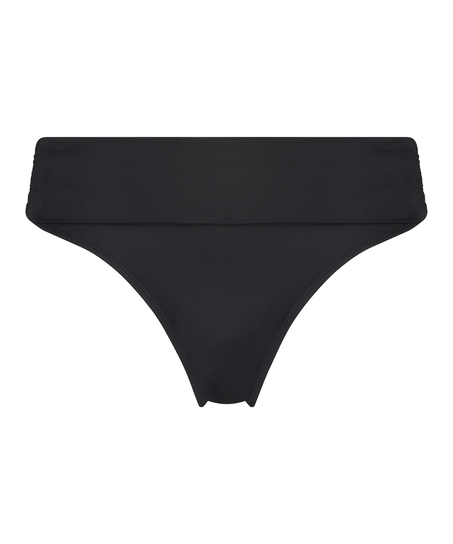 Luxe high bikini bottoms, Black