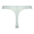 Lace Back Invisible Thong, Green