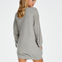 Round Neck Nightshirt, Grey