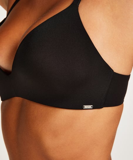 Mona Padded Non-wired Bra, Black