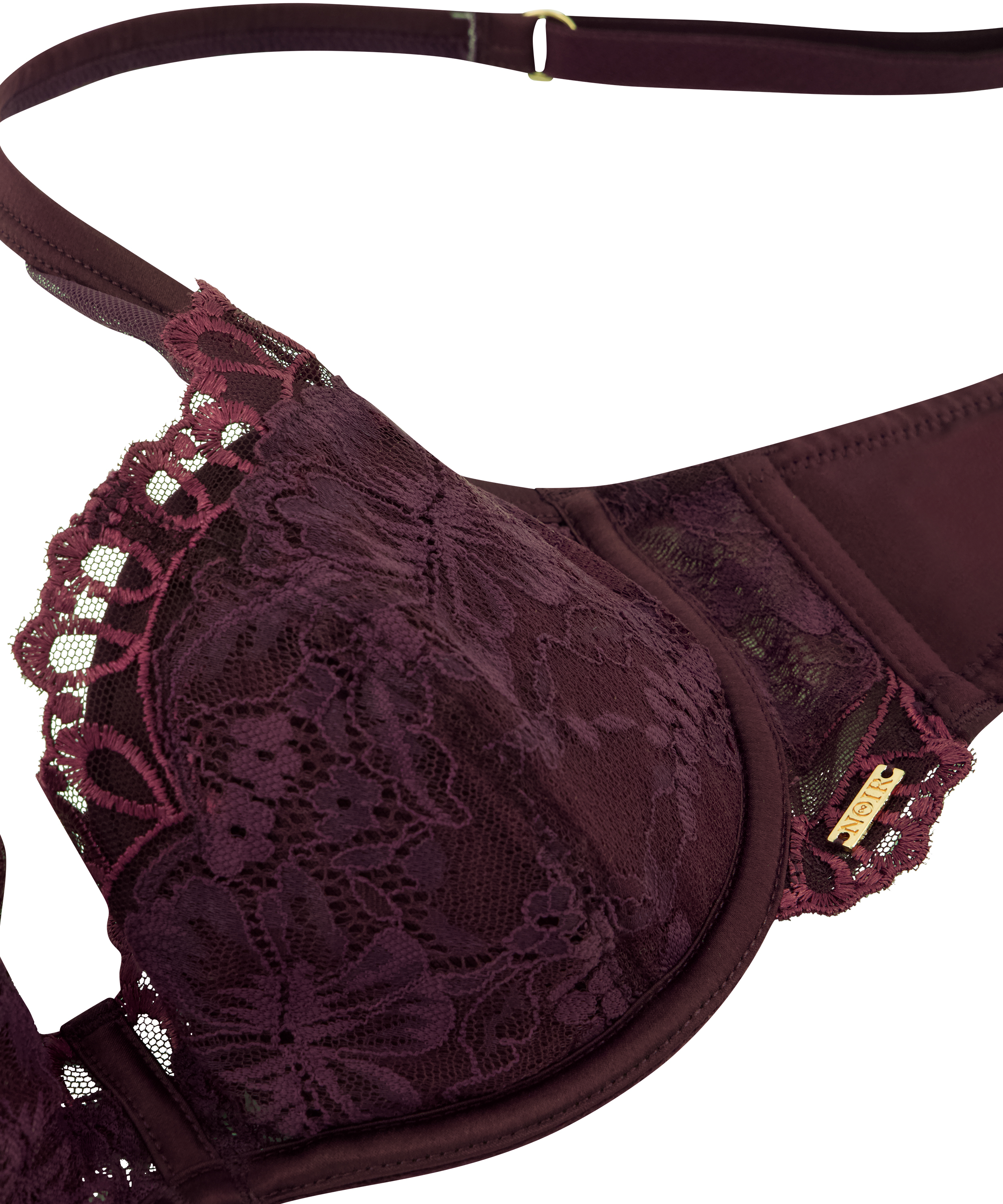 Samra Padded Underwired Bra, Purple, main