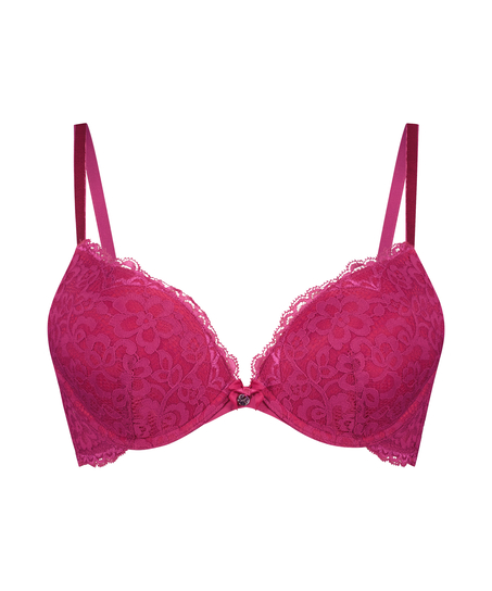 Marine Padded Underwired Push-Up Bra, Pink