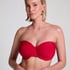 Luna Bikini Top, Red