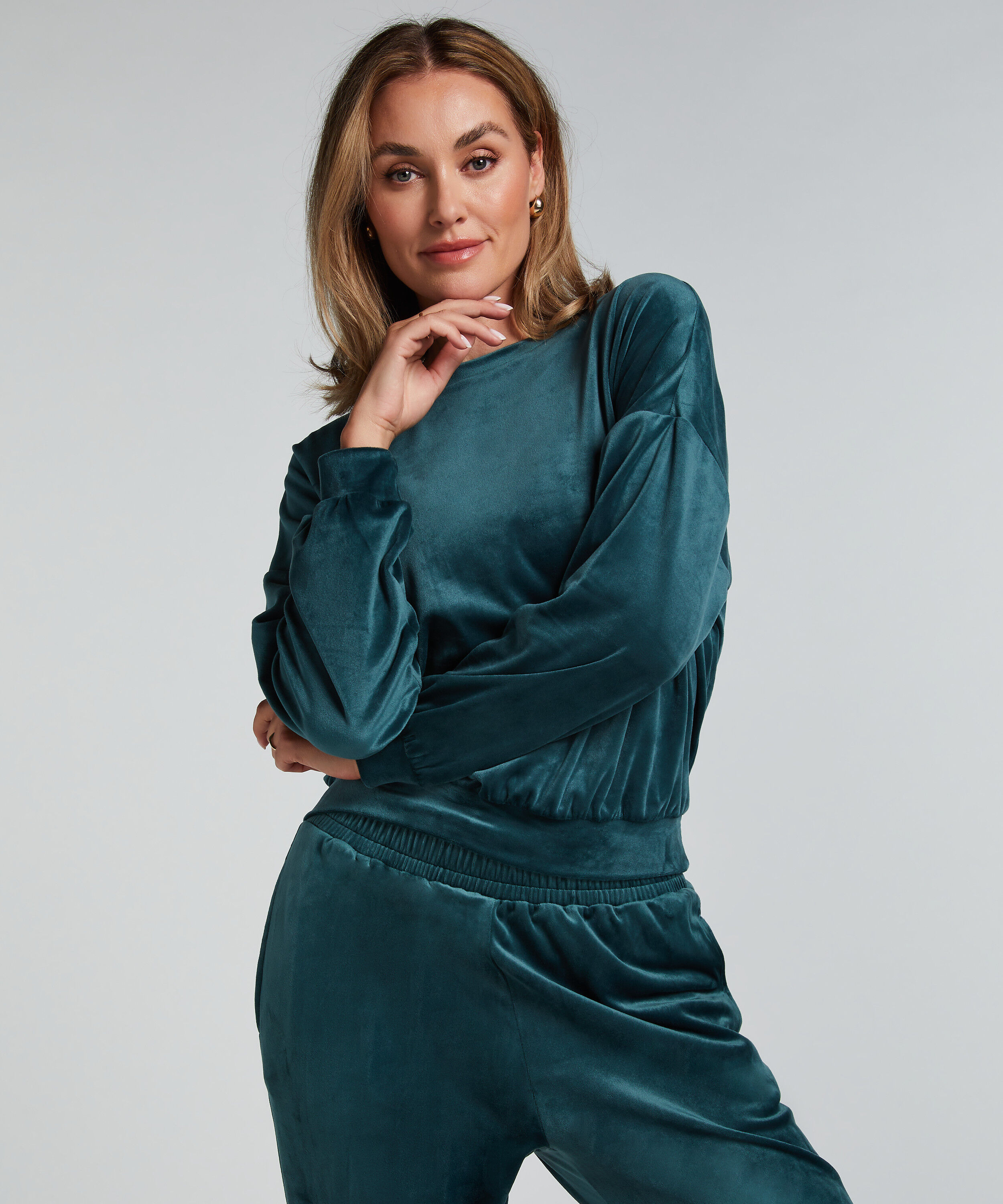 Velours Top, Green