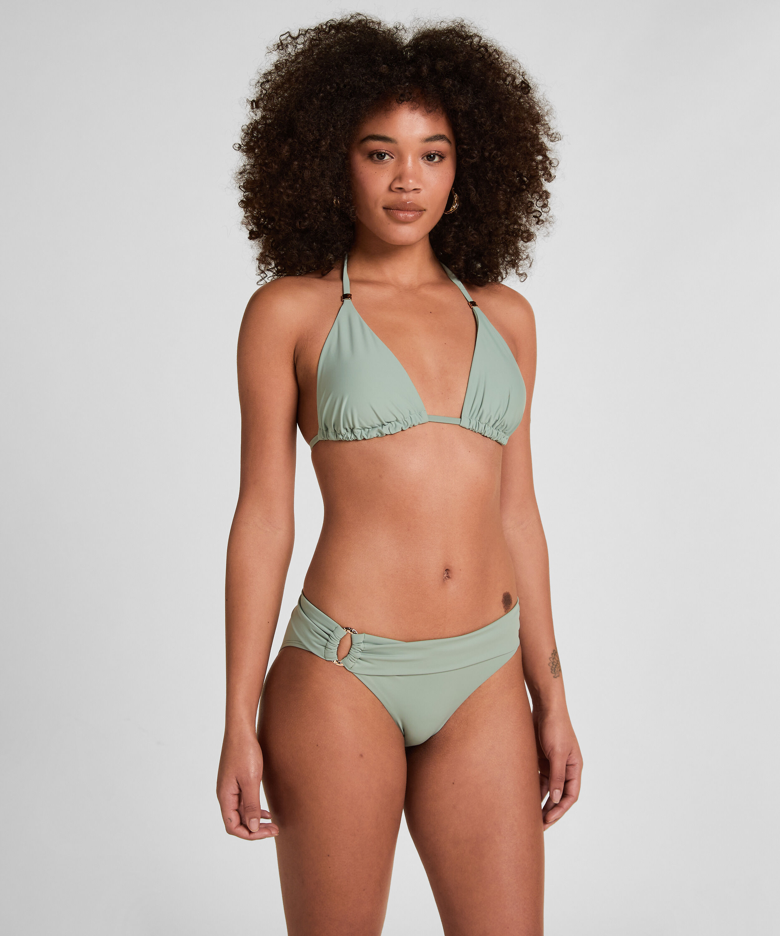 Luxe Rio Bikini Bottom, Green