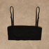 Smooth Bandeau Bralette, Black