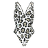 Animal swimsuit, White