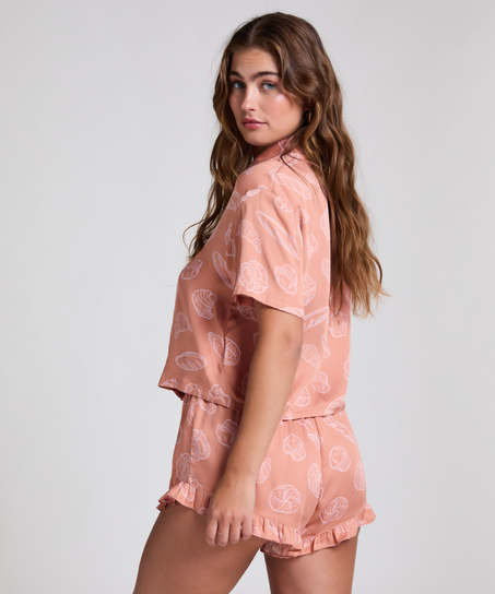 Springbreakers Pyjama Top, Beige