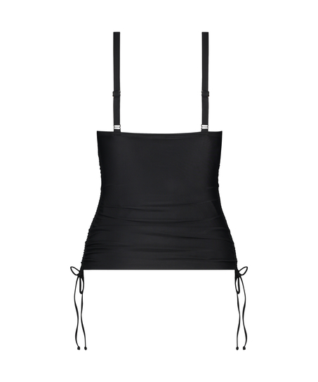 Luxe Shaping Tankini, Black