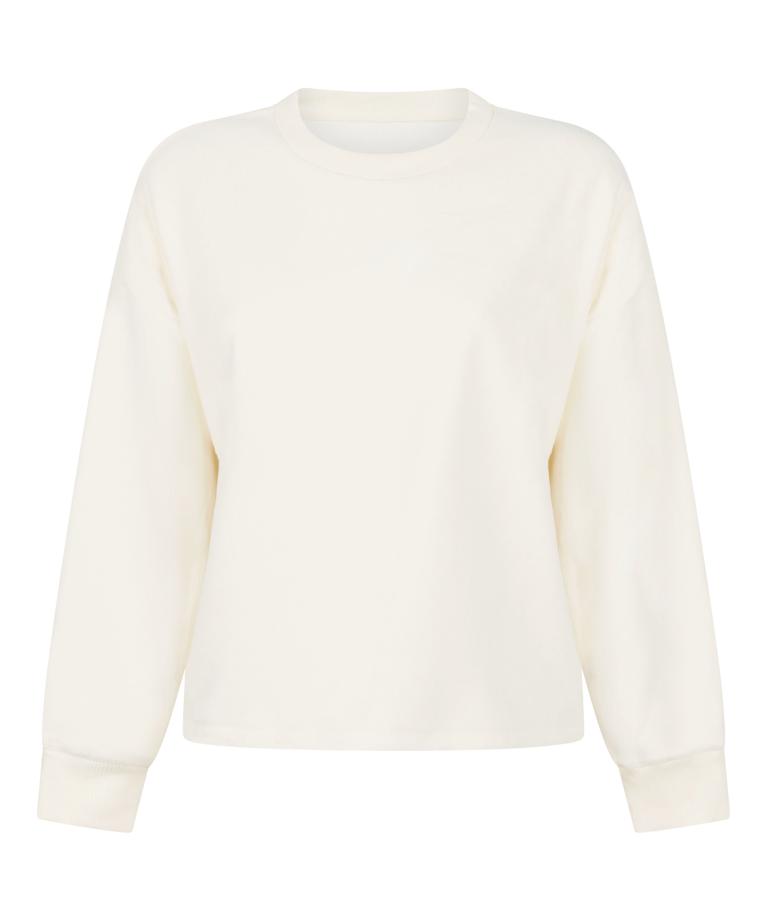 Top Sporty Fleece, White