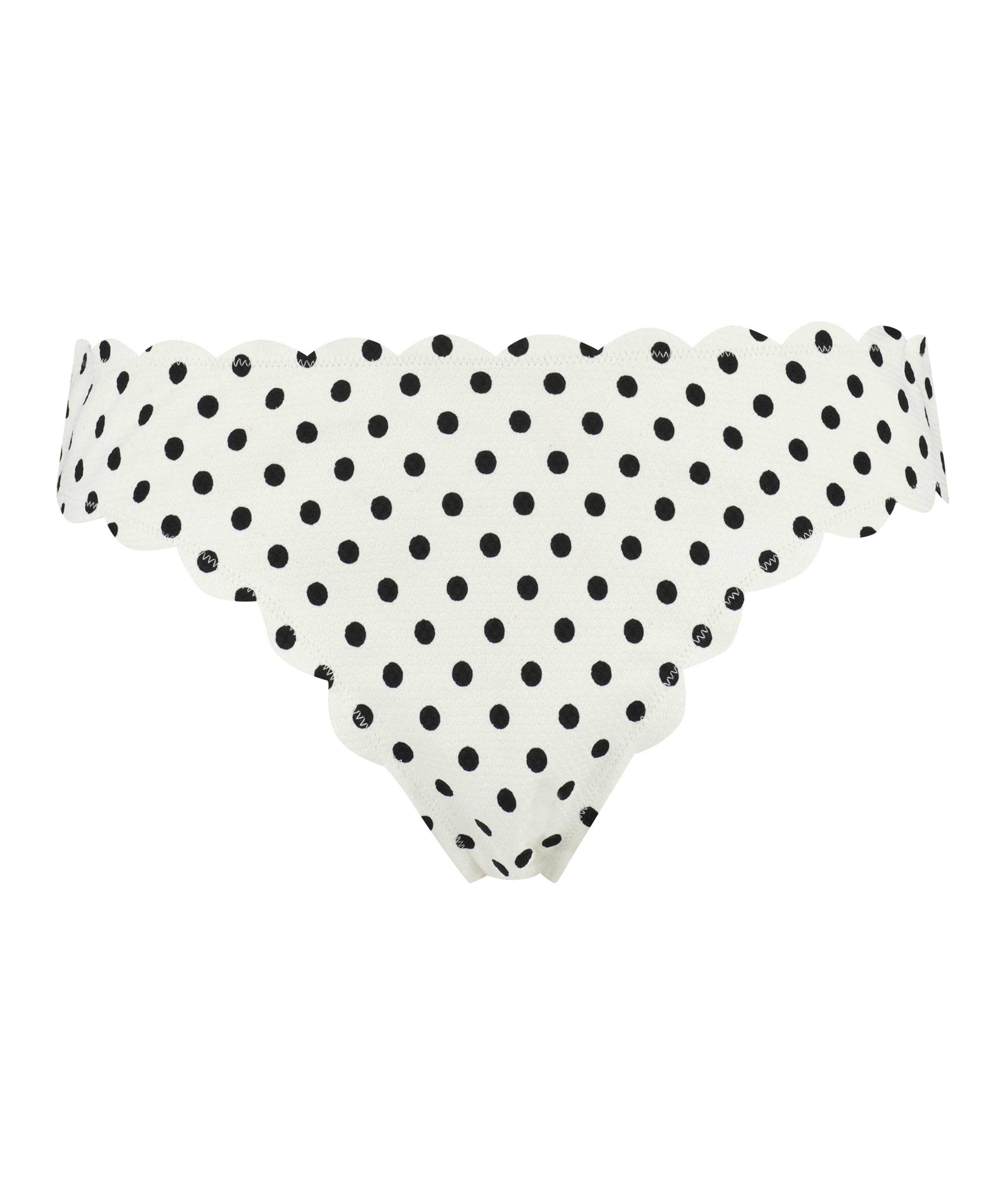 Scallop Rio Bikini Bottoms, White, main