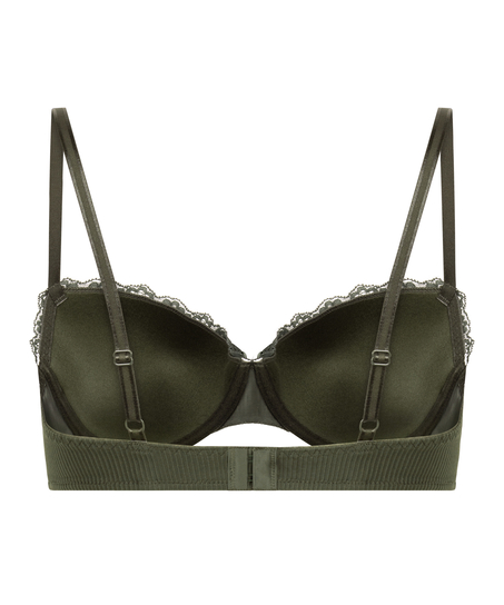 Lola Padded Underwired Bra, Green