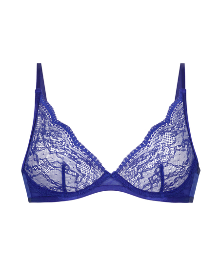 Isabelle Non-Padded Underwired Bra, Blue