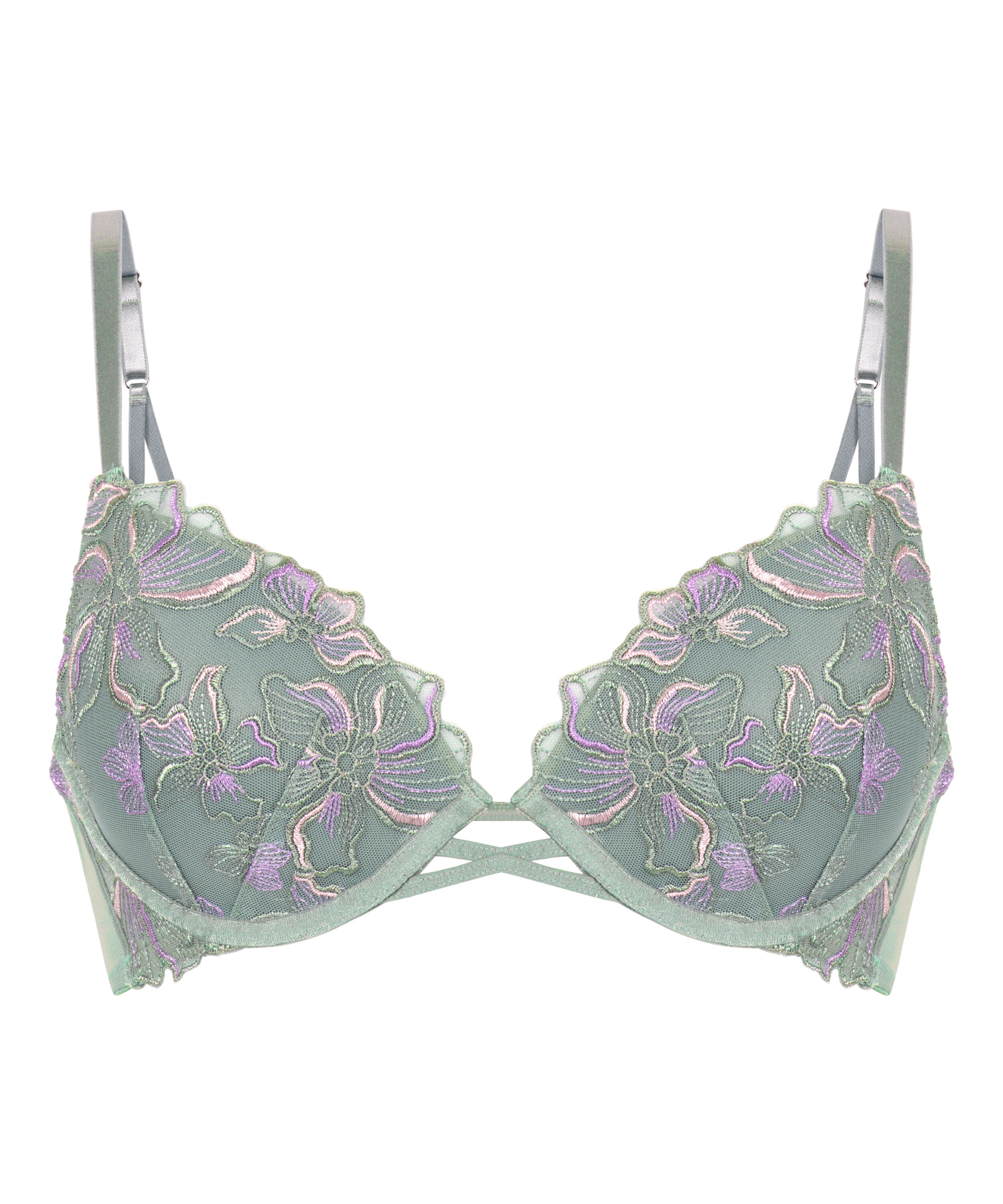Lauren Padded Underwired Bra, Green