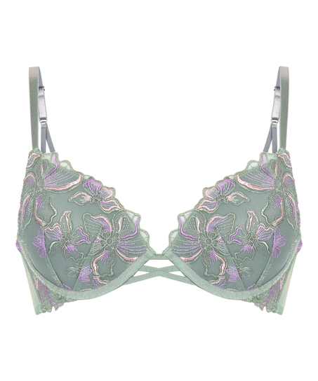 Lauren Padded Underwired Bra, Green