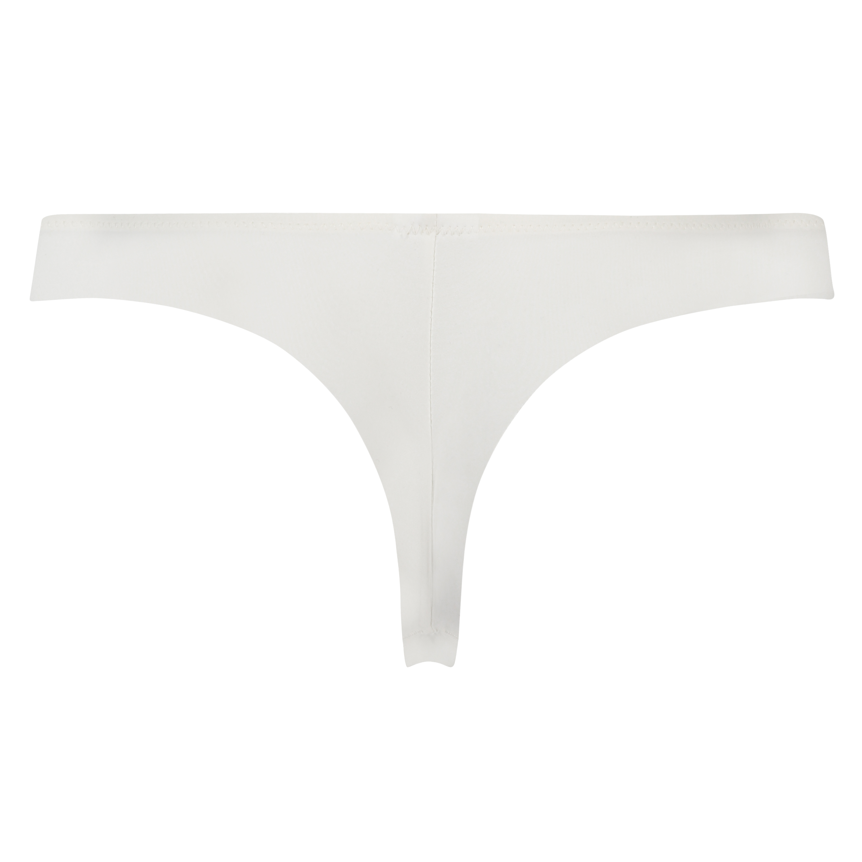 Satin fleece thong, White, main