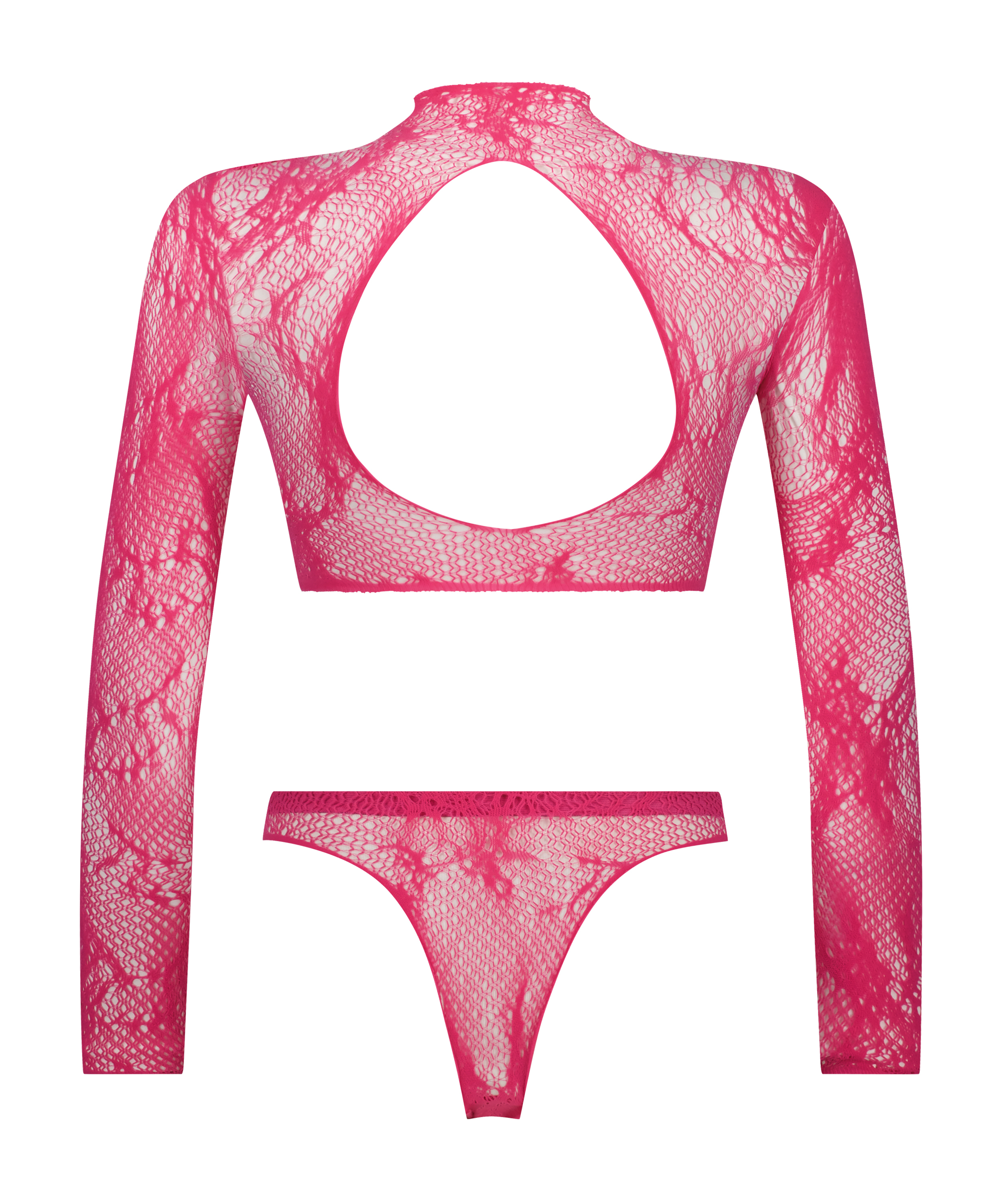 Private Lace Set, Pink, main