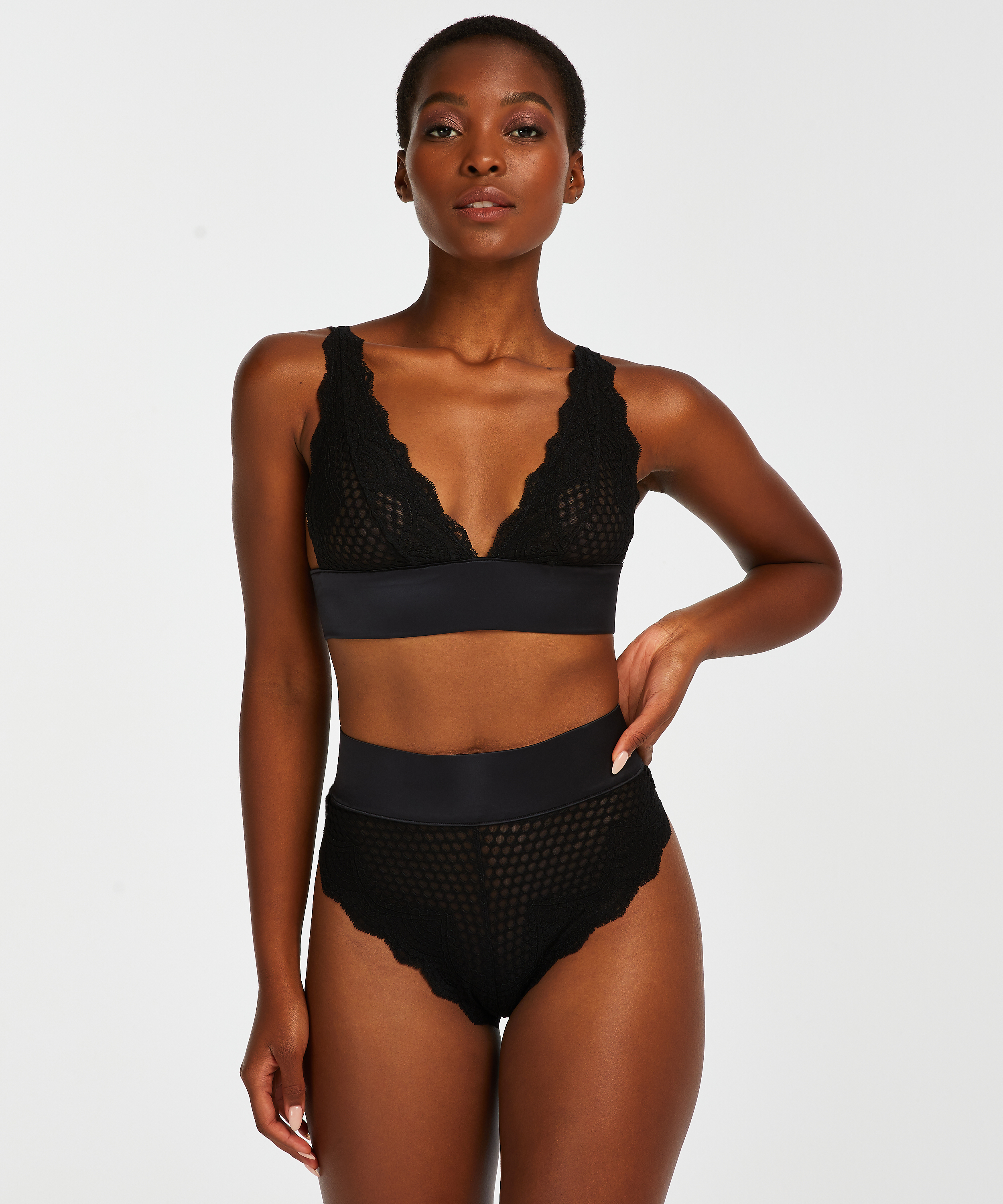Bralette Duckie, Black, main