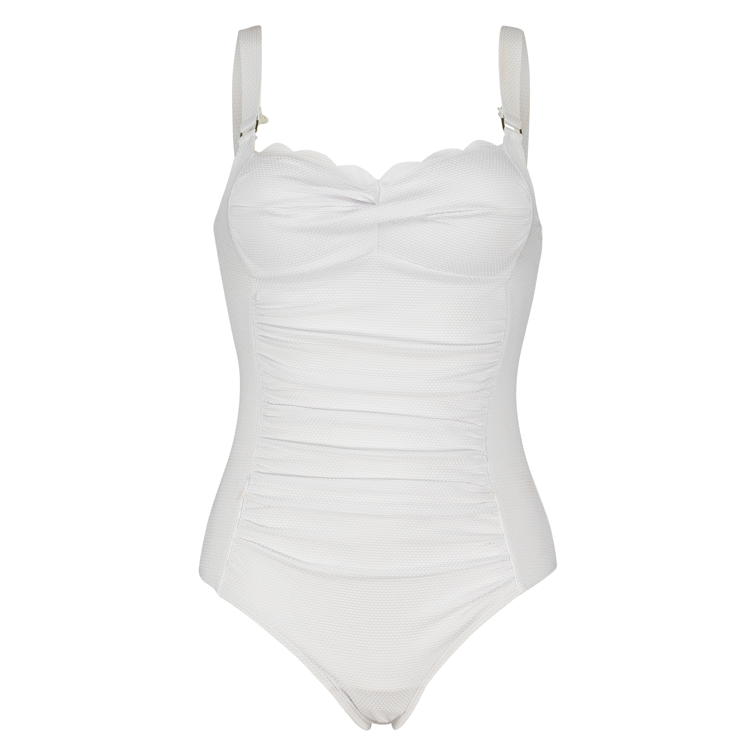 Scallop Dreams Ocean Swimsuit, White, main