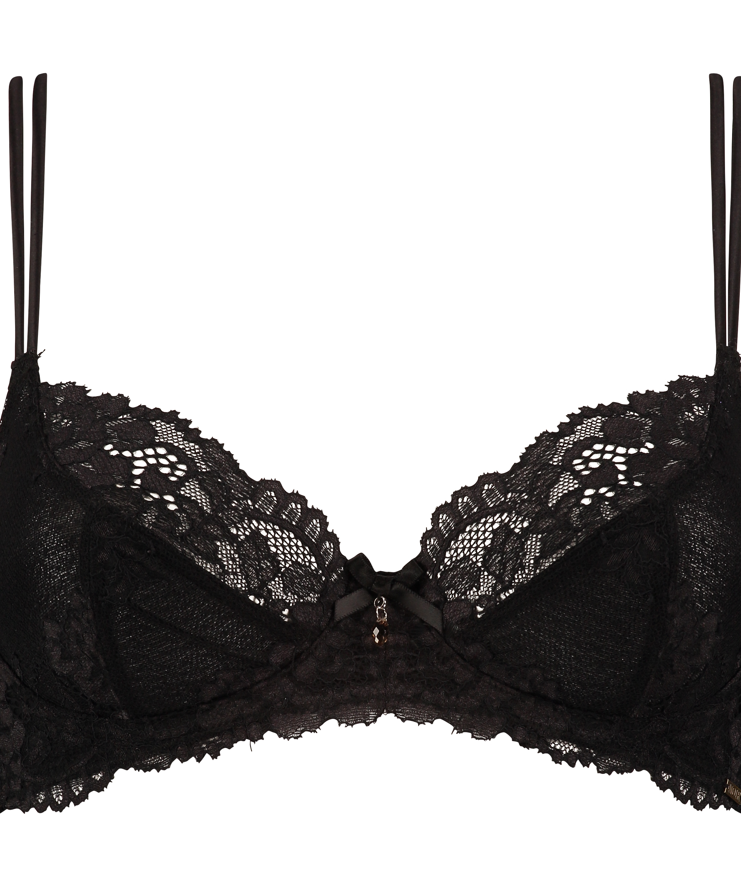 Non-padded underwired bra Jolie, Black, main
