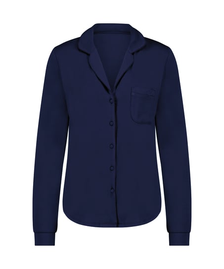 Essential Jersey Long-Sleeved Jacket, Blue