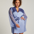 Satin Kimono, Blue