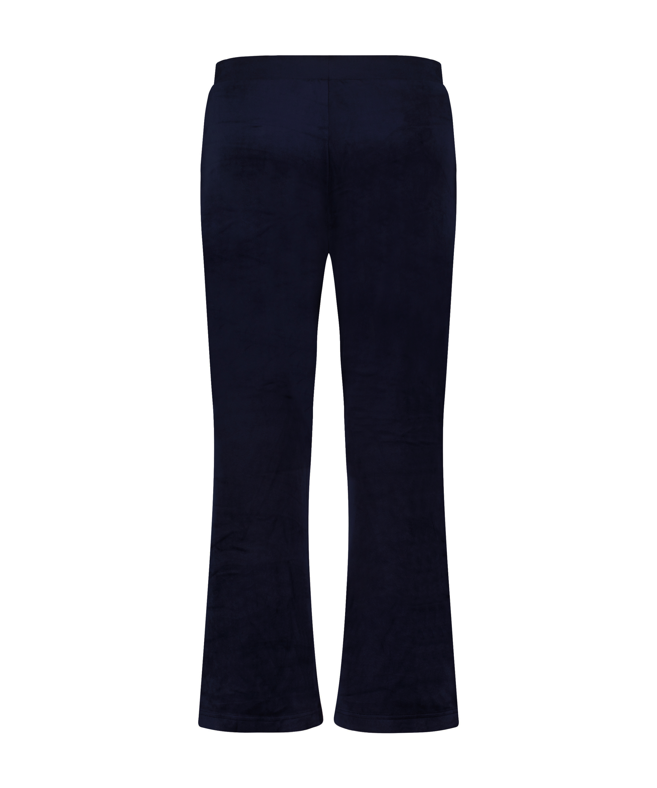Velours Pyjama Pants, Blue, main