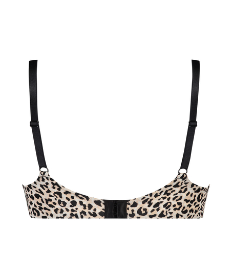 Mona Padded Non-Wired Push-Up Bra, Black