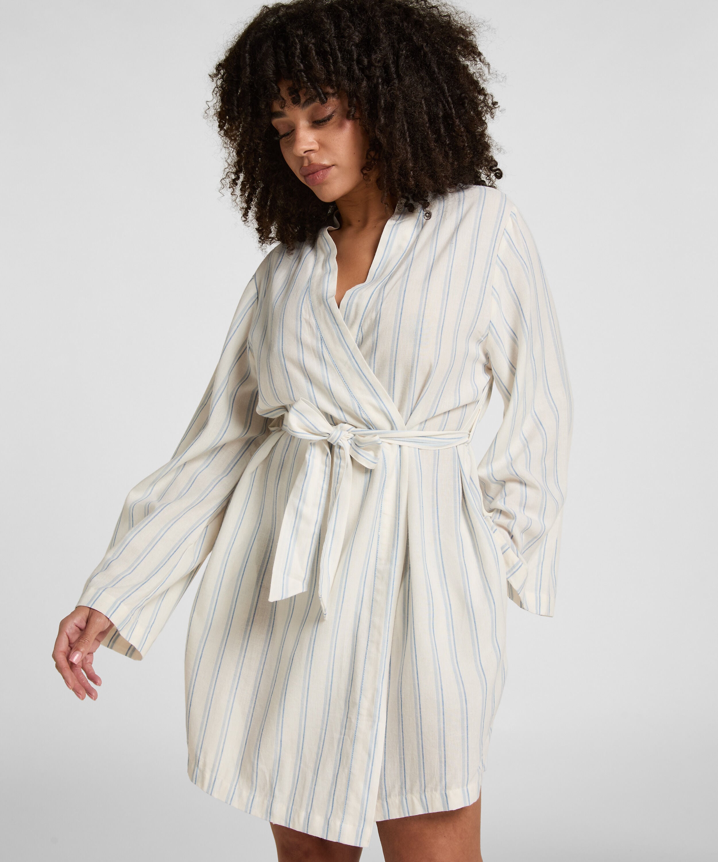 Robe Linen, White Robe Linen, White