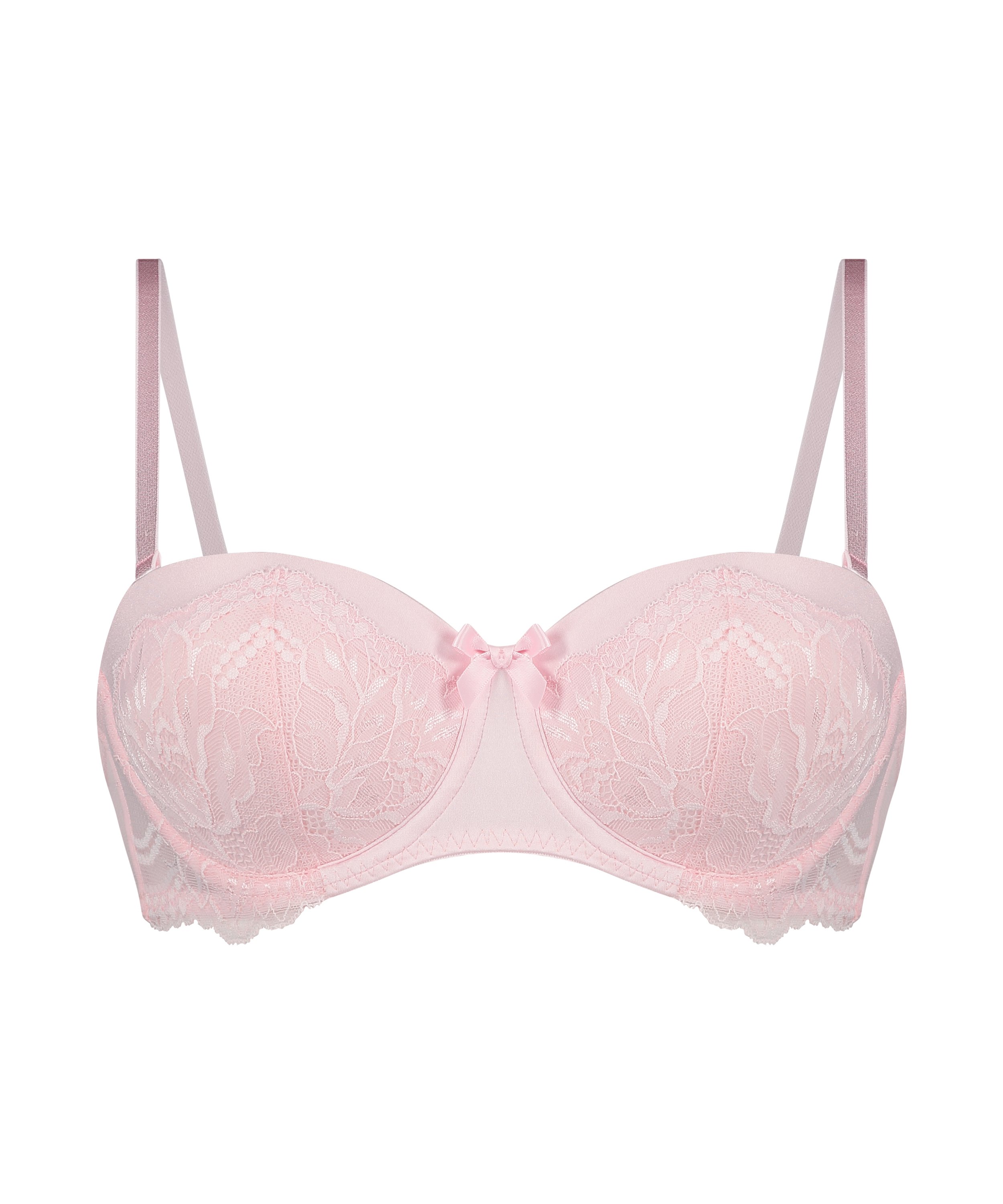 Kimberley Padded Strapless Underwired Bra, Pink, main