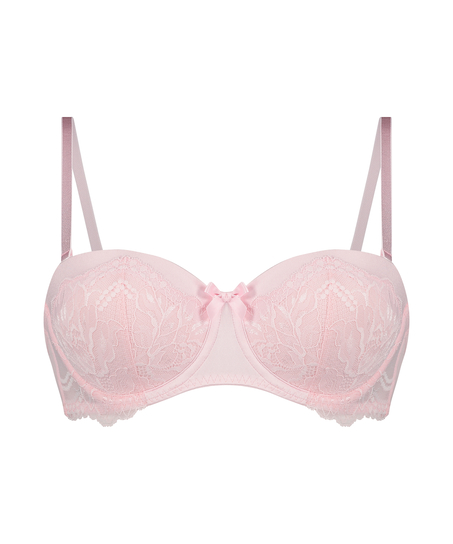 Kimberley Padded Strapless Underwired Bra, Pink