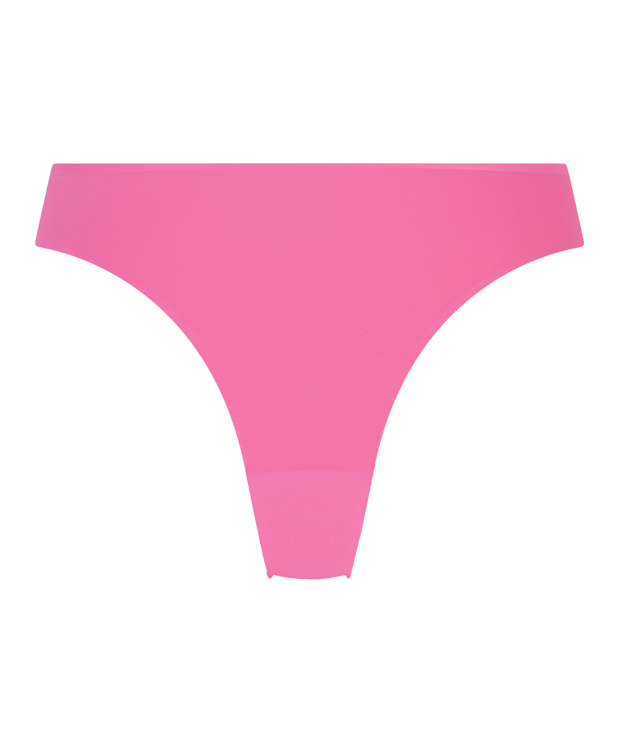 Lace Back Invisible Thong, Pink