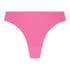 Lace Back Invisible Thong, Pink