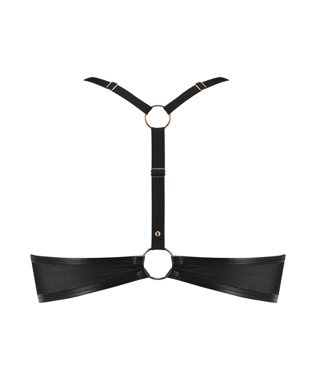 Faye Padded Underwired Push-Up Bra, Black