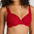 Whitney Non-Padded Underwired Bra, Red