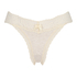 Cotton extra low thong, Beige