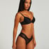 V-shape Mesh Brazilian, Black