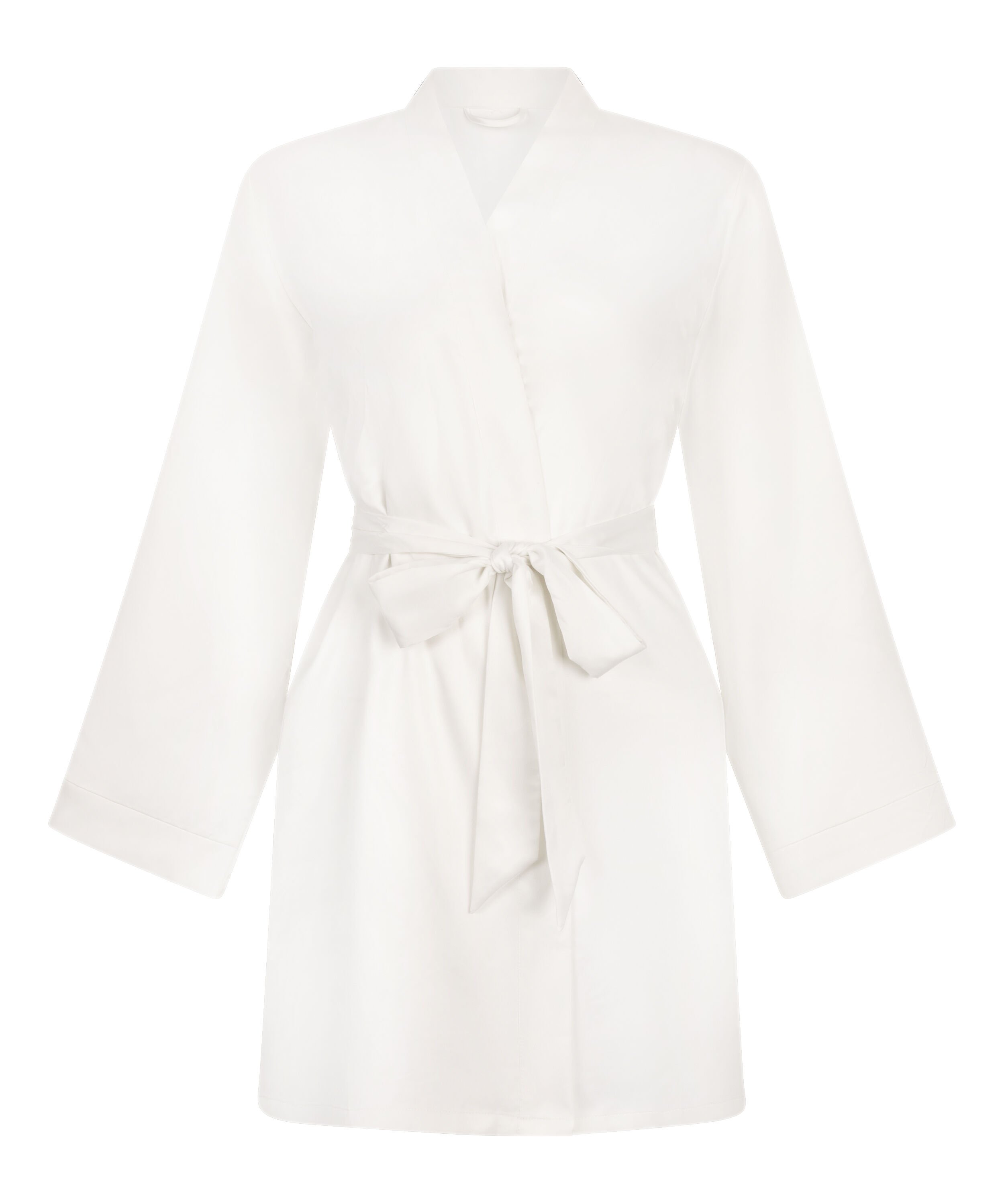 Kimono Bridal Satin, White
