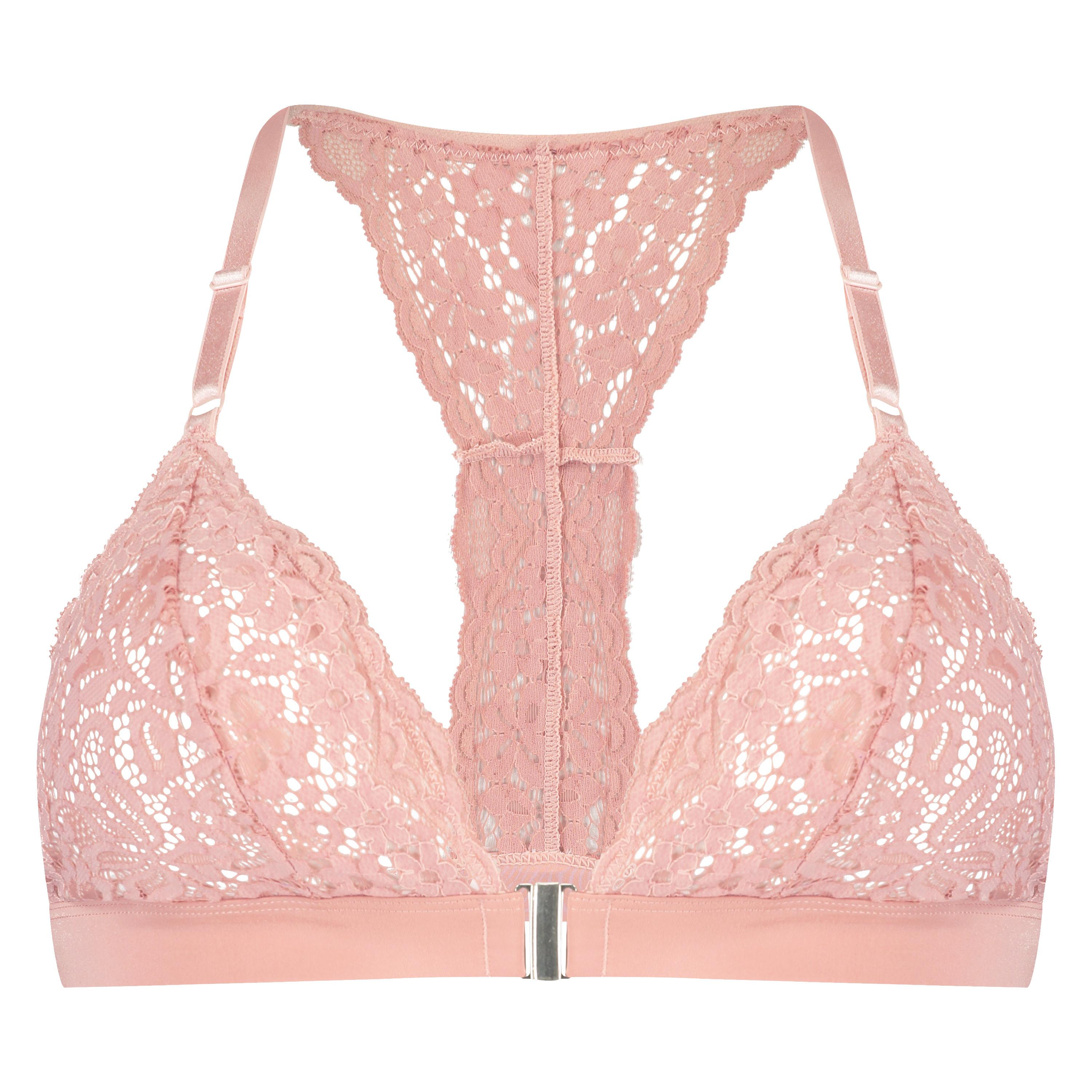 Marina Padded Triangle Bralette, Pink, main