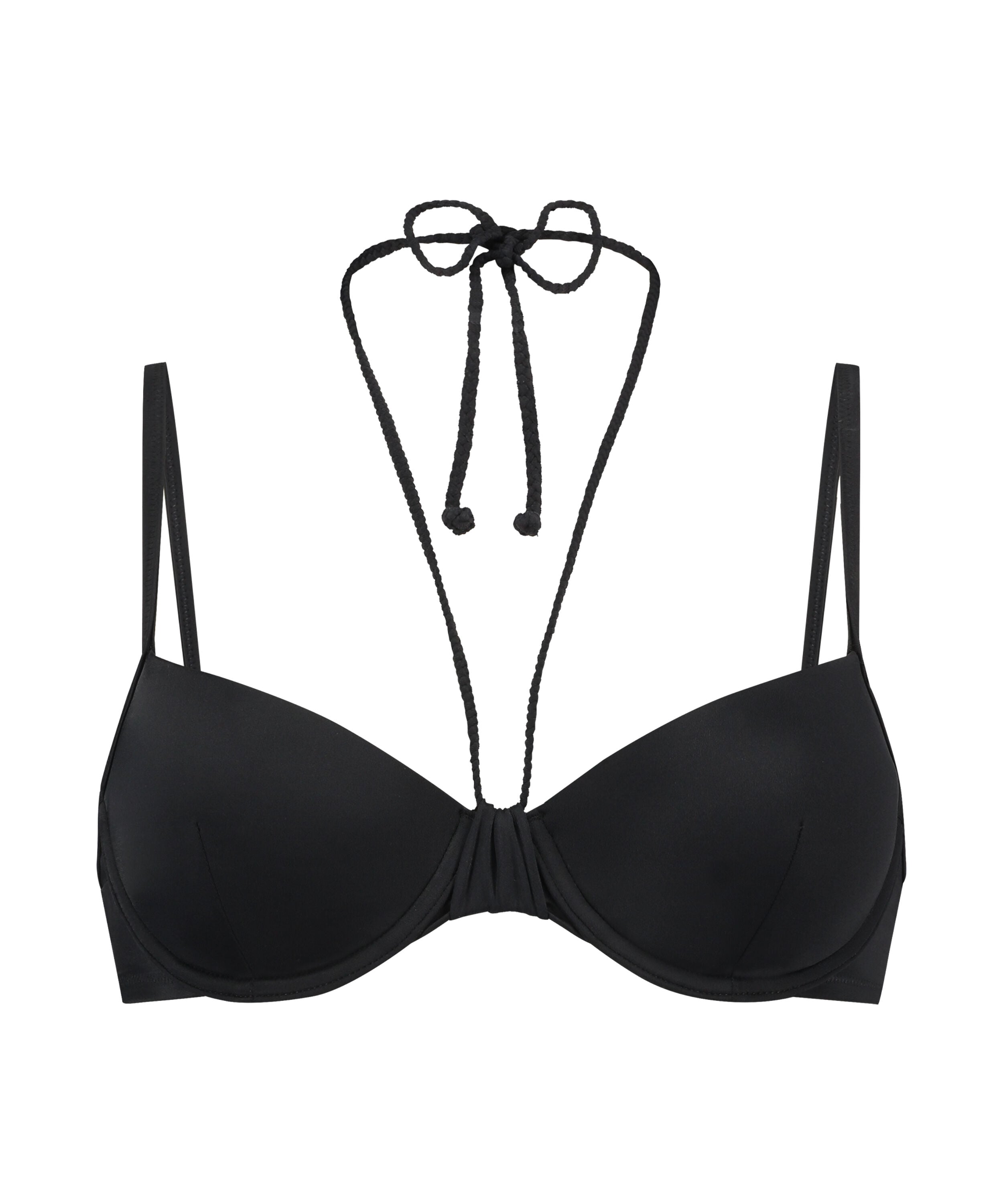 Padded Underwired Bikini Top Luxe, Black