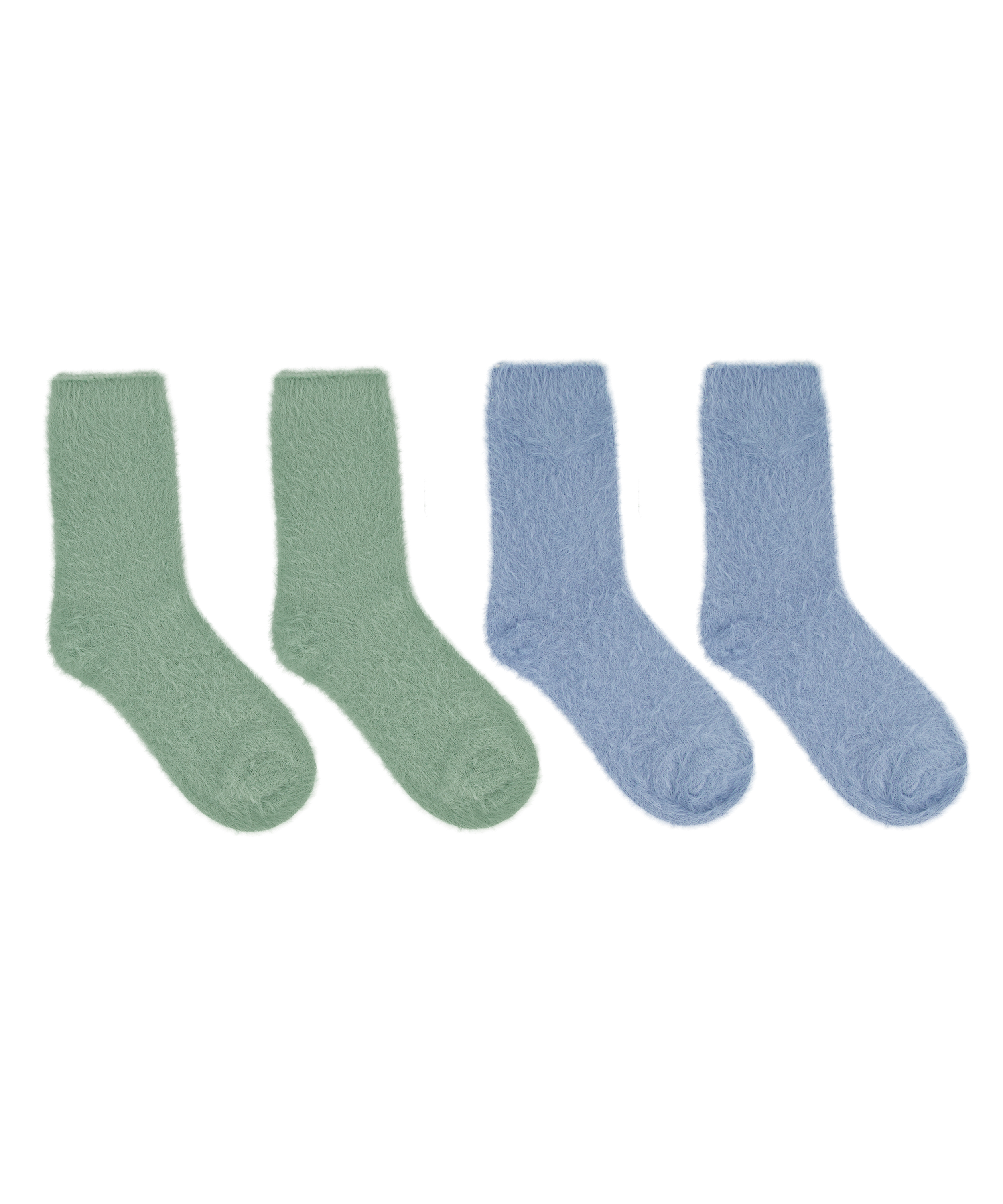 2 pairs of socks, Green, main
