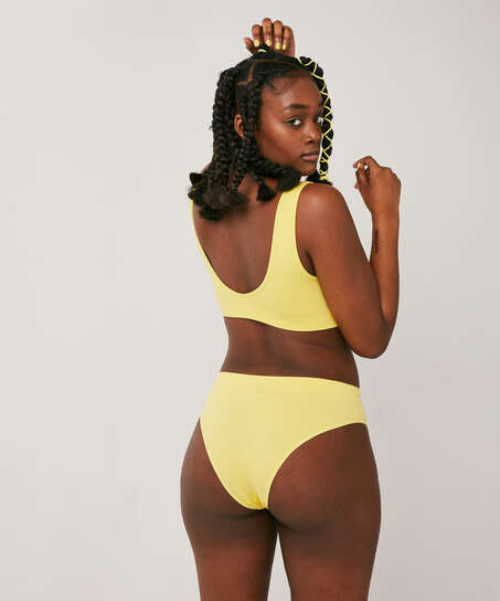 Bae High Leg Brazilian, Yellow