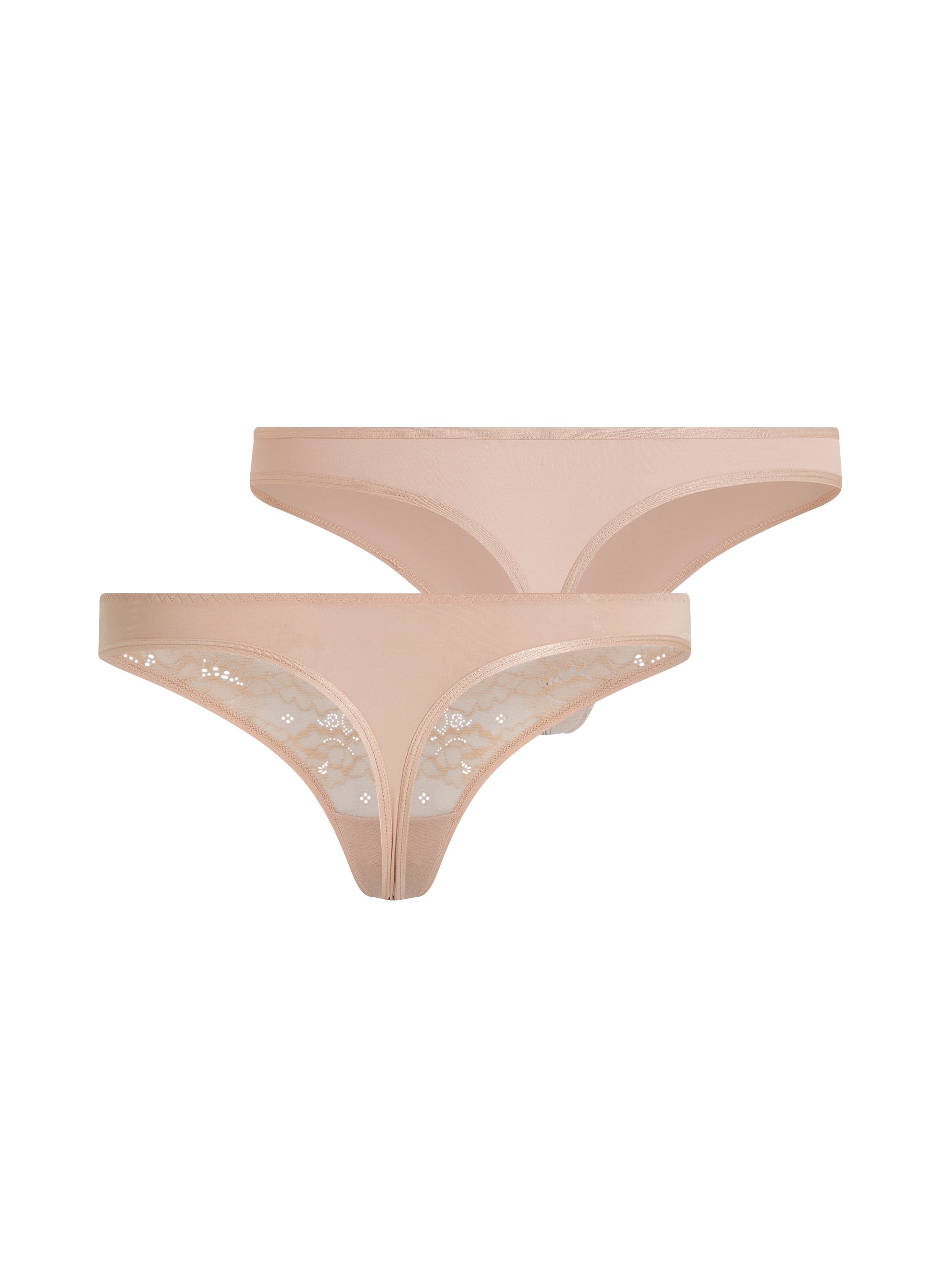 2-pack Angie Thongs, Beige, main