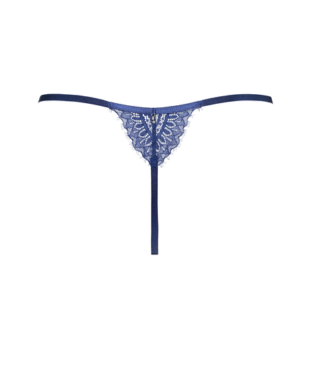 Mabel High Leg String, Blue