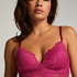 Shiloh Padded Non-wired Longline Bra, Pink